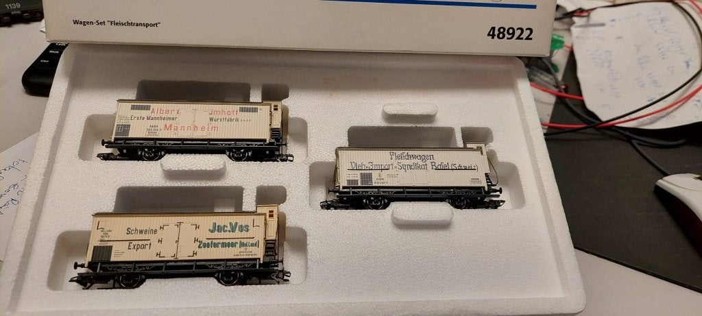 Märklin 48922 Wagenset Vleestransport, Wisselstroom, Treinset, Nieuw, Ophalen of Verzenden