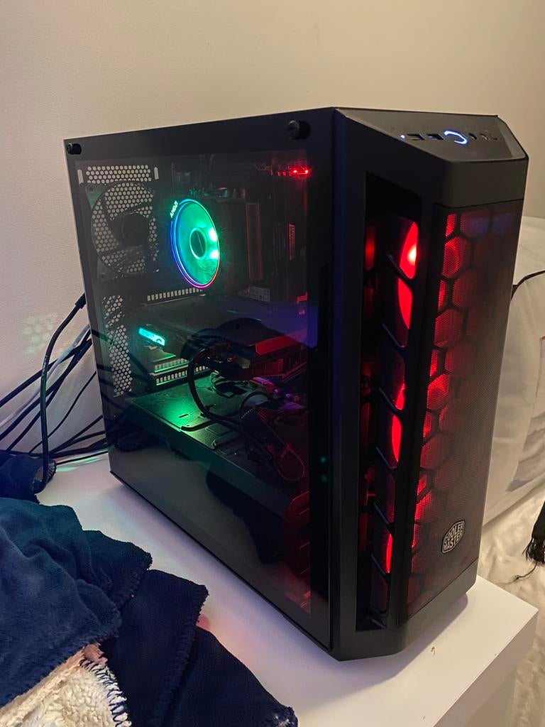 Game PC AMD Ryzen 7 5700X + 1660 Ti, Ophalen, Gebruikt, Gaming, SSD
