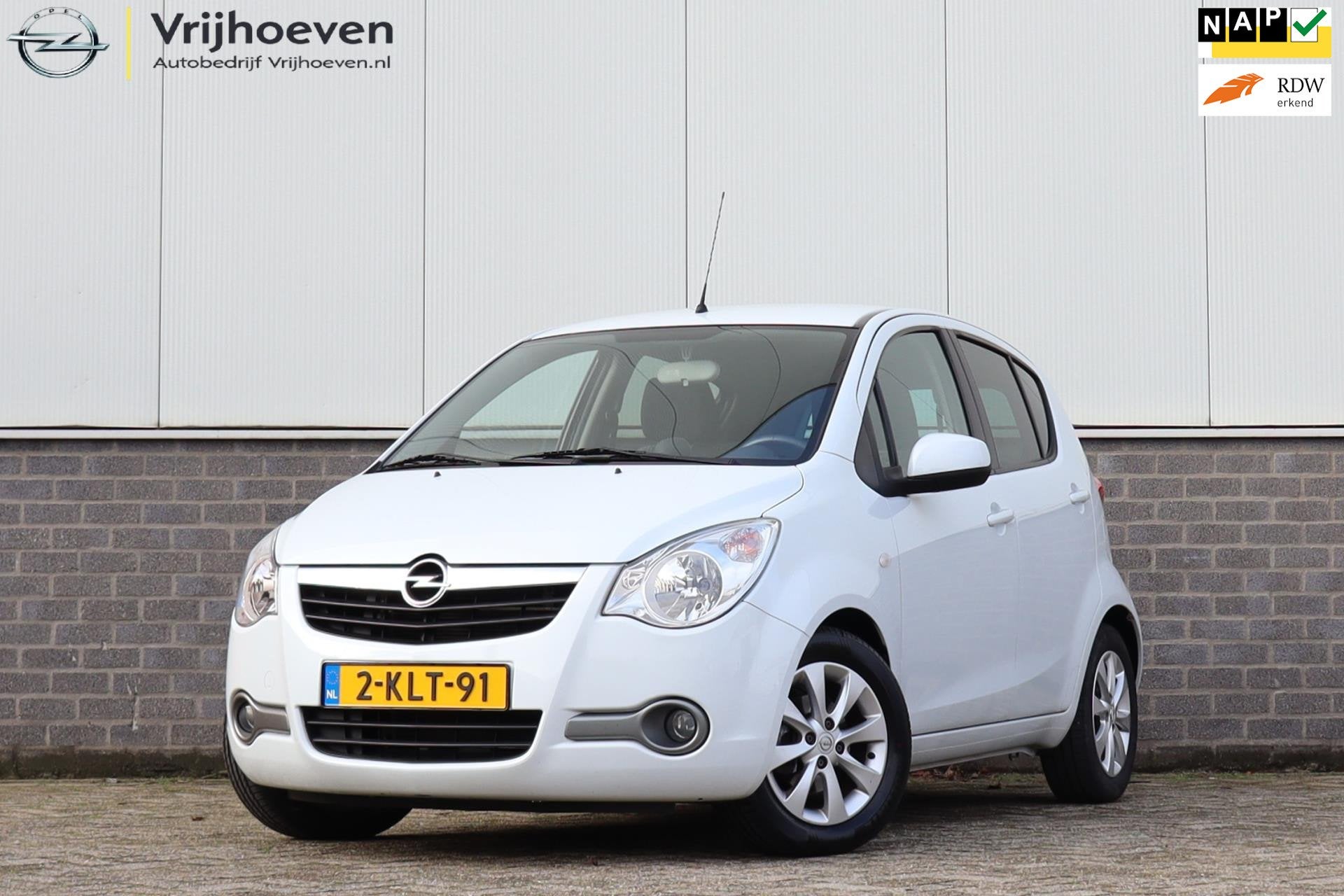 Opel Agila 1.2 Edition Automaat 1e eig NL Auto, Auto's, Stof, 4 cilinders, Wit, Origineel Nederlands