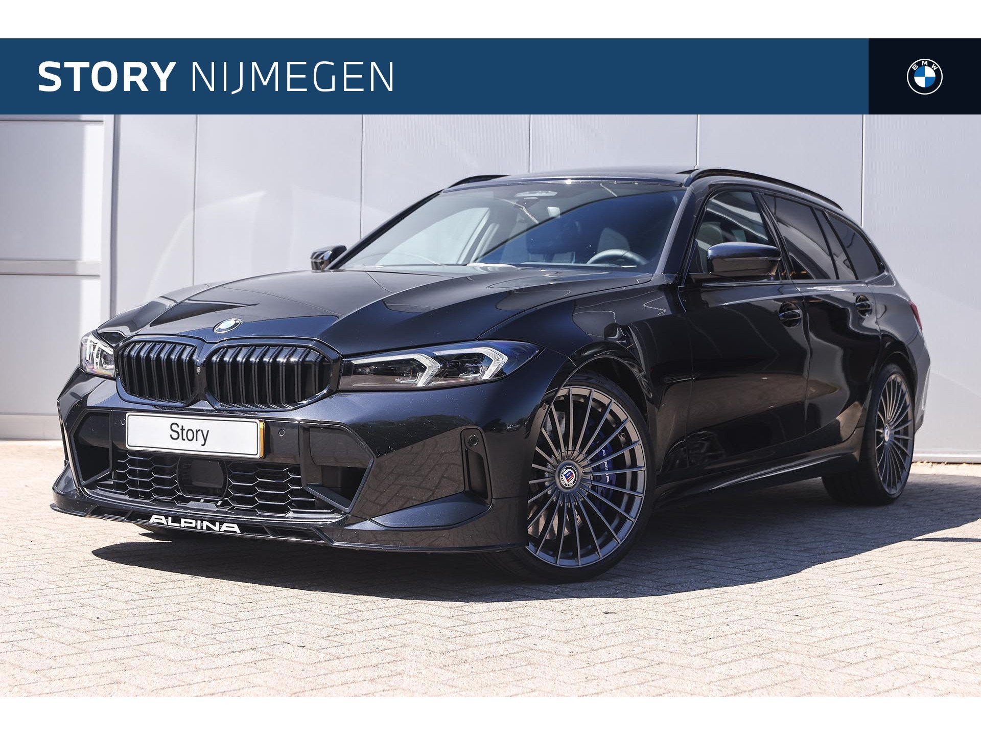 Alpina B3 touring Automaat / Trekhaak / Adaptief M onderstel, Auto's, Alpina, Zwart, Geïmporteerd, 6 cilinders, 750 kg