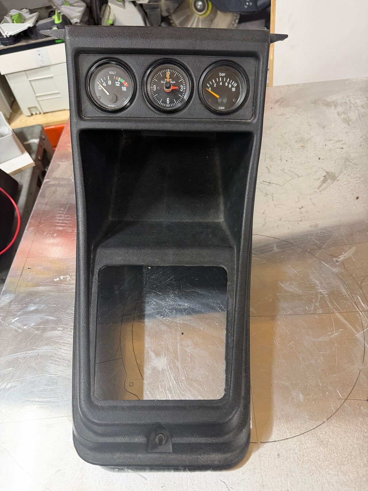 Middenconsole golf mk1 met voltmeter, klok en oliedrukmeter, Auto-onderdelen, Ophalen of Verzenden, Gebruikt, Universele onderdelen