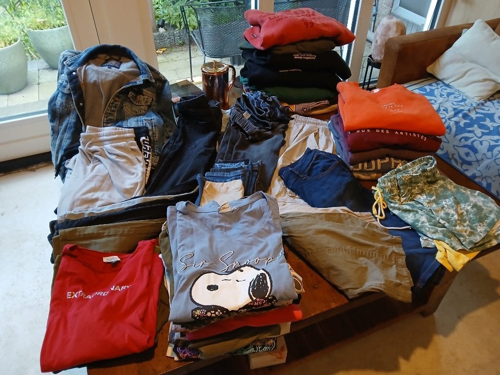Groot kledingpakket meisje/jonge dame ruim 50 kledingstukken, Ophalen, Zo goed als nieuw, Maat 38/40 (M)