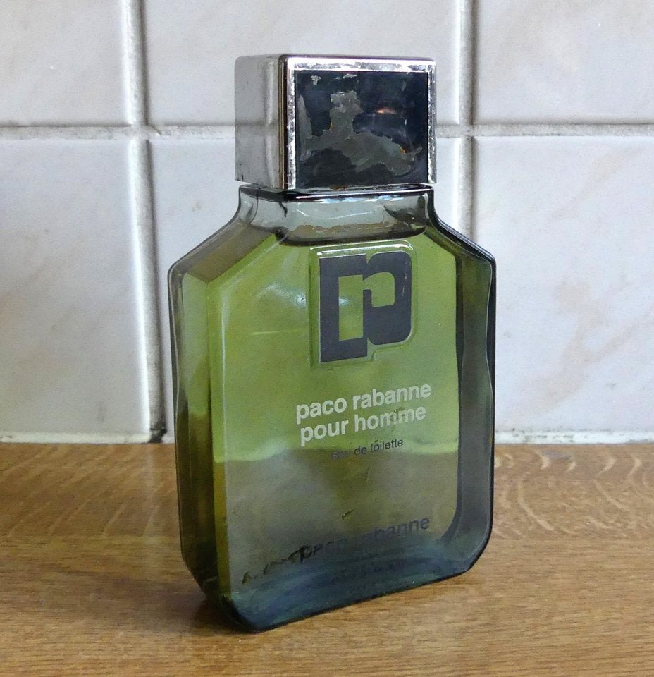 Paco Rabanne pour homme reclamefles etalage display dummy, Ophalen of Verzenden, Gebruikt, Verpakking