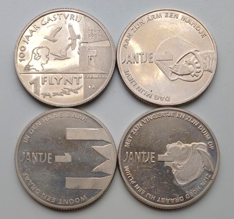 3 x jantje en 100 Jaar gastvrij 1 FLYNT 1906-2006, Ophalen of Verzenden, Overige materialen, Nederland