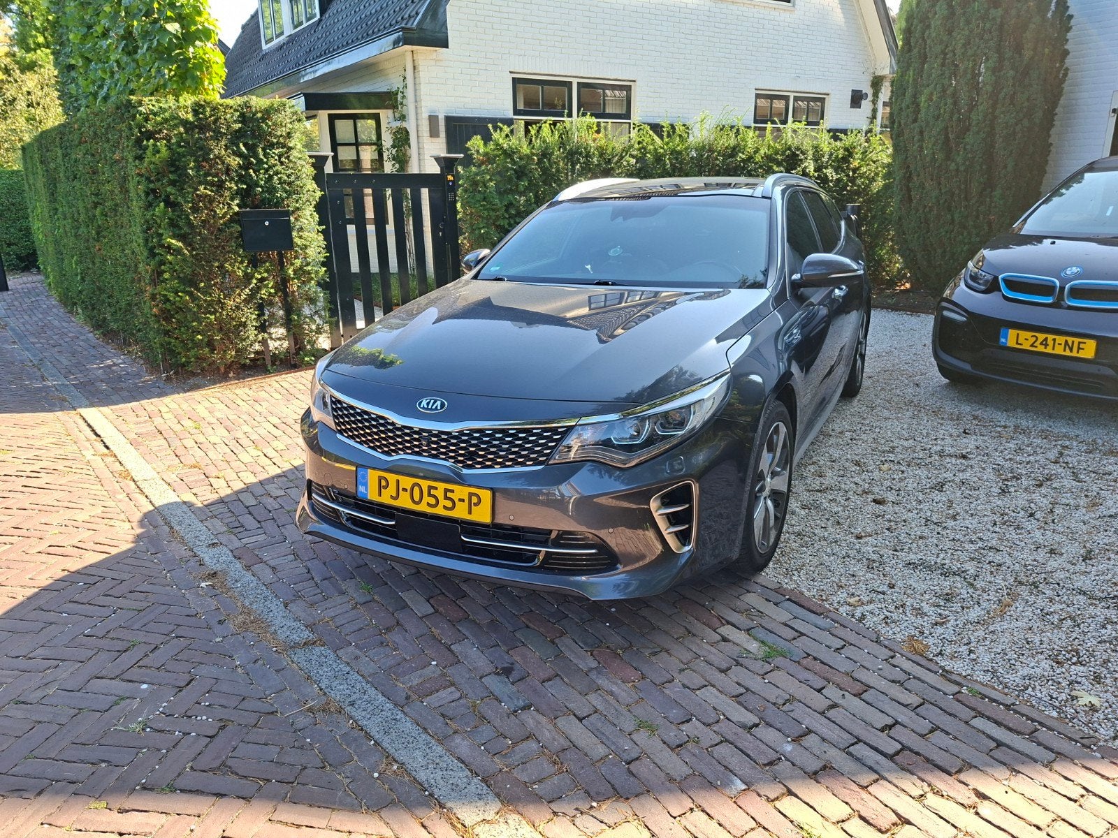 Kia Optima Sportswagon 1.7 Crdi 141pk Dct7 2017 Grijs, Auto's, Kia, 4 cilinders, 1535 kg, 1685 cc, Origineel Nederlands