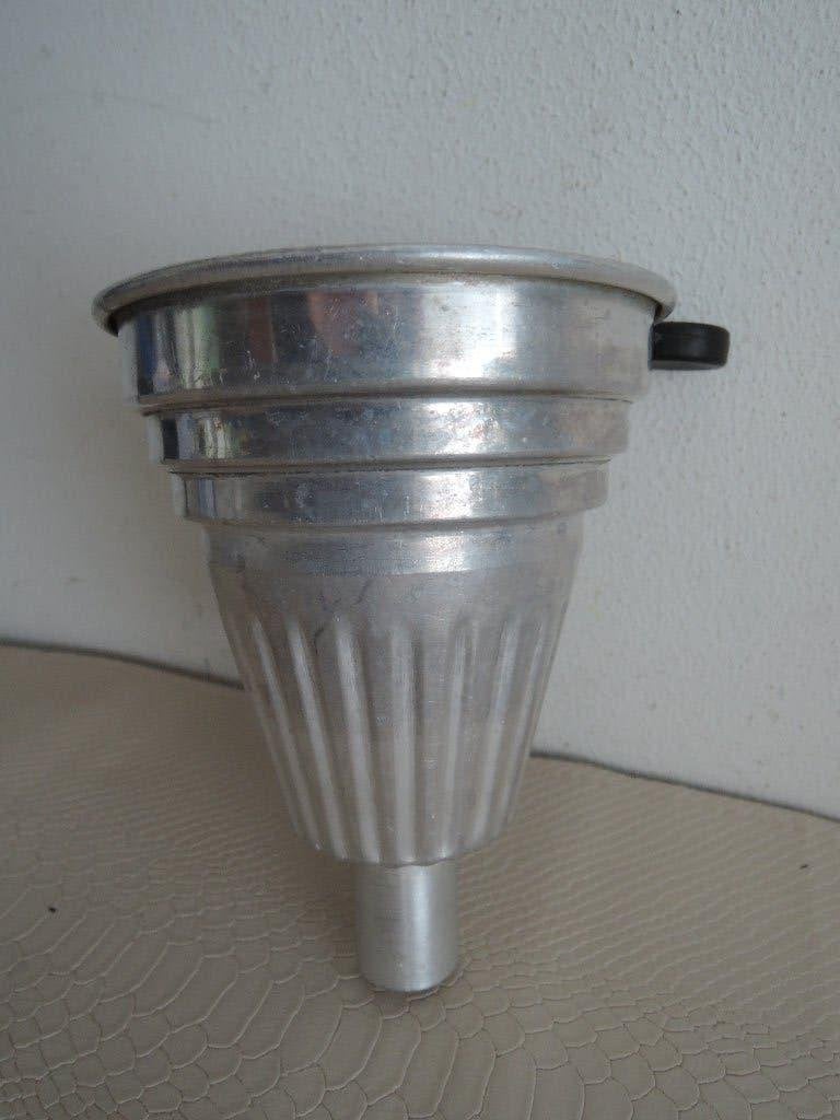 Ouderwets aluminium koffiefilter in prima staat, Overige typen, Ophalen of Verzenden, Zo goed als nieuw, Metaal