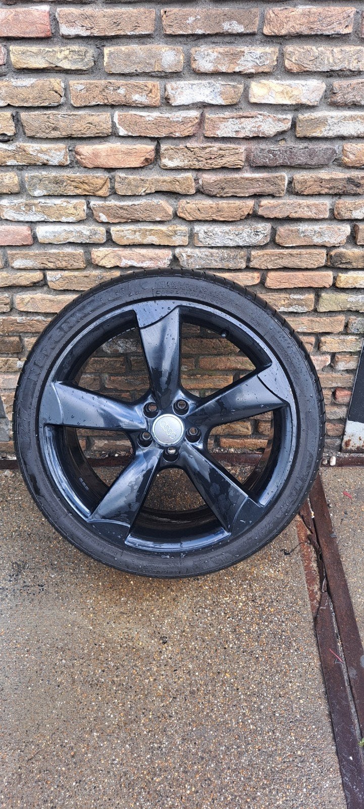 Originele Audi Ronal Rotor velgen 20 inch met banden, Ophalen, Gebruikt, Banden en Velgen, 20 inch