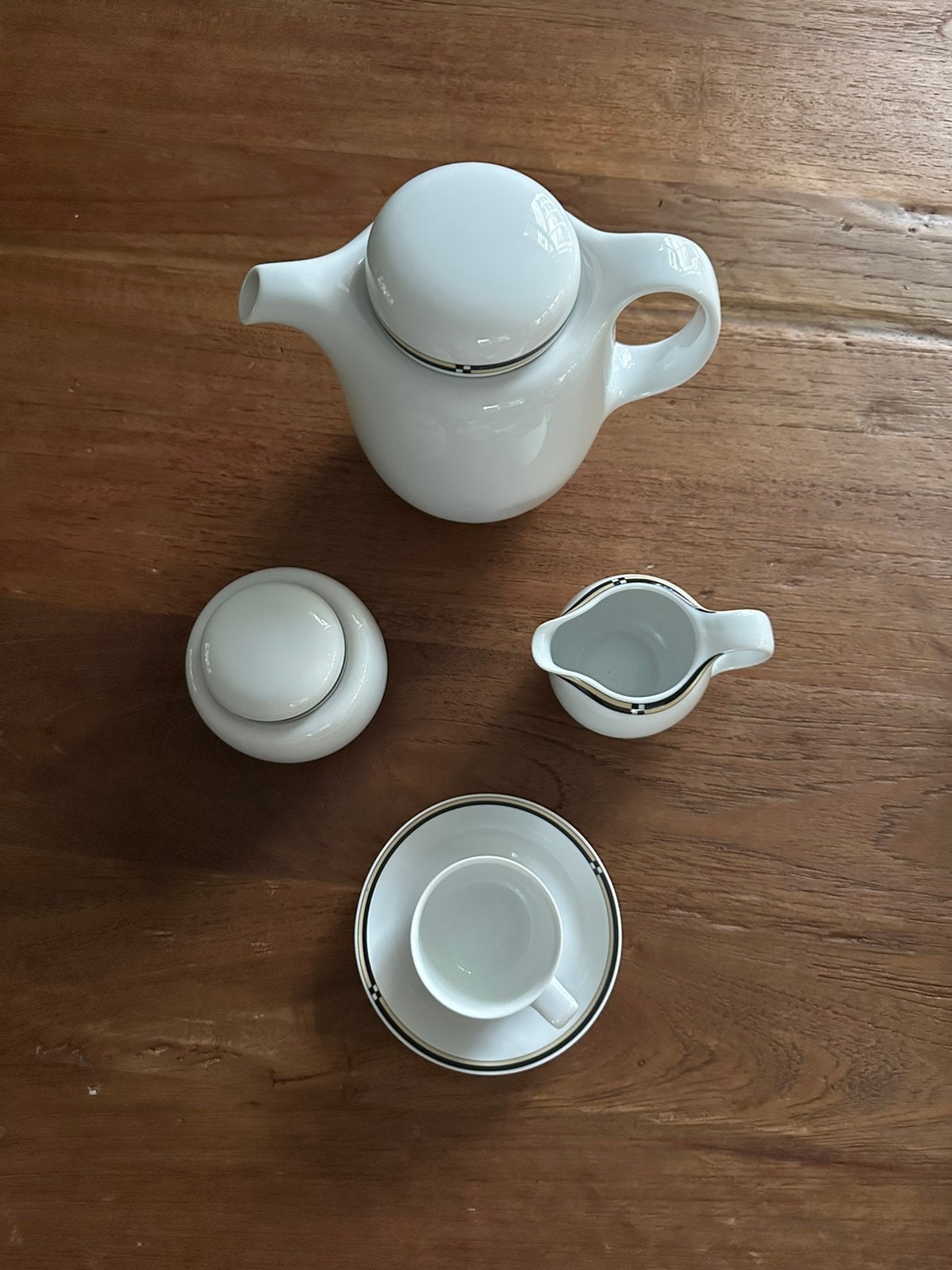 12-delig mocca servies, Hutschenreuther, Ophalen of Verzenden