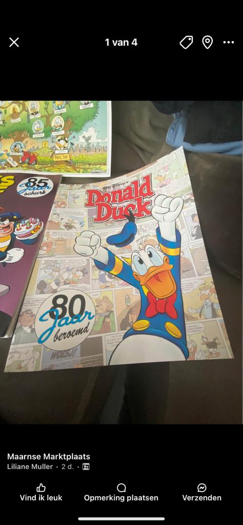 Donald Duck, Boris Boef, Oom Dagobert stripboeken, Meerdere stripboeken, Ophalen of Verzenden, Gelezen