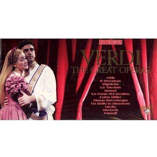 Verdi the great operas limited 25 cd box set limited release, Cd's en Dvd's, Cd's | Klassiek, Kamermuziek, Boxset, Ophalen of Verzenden