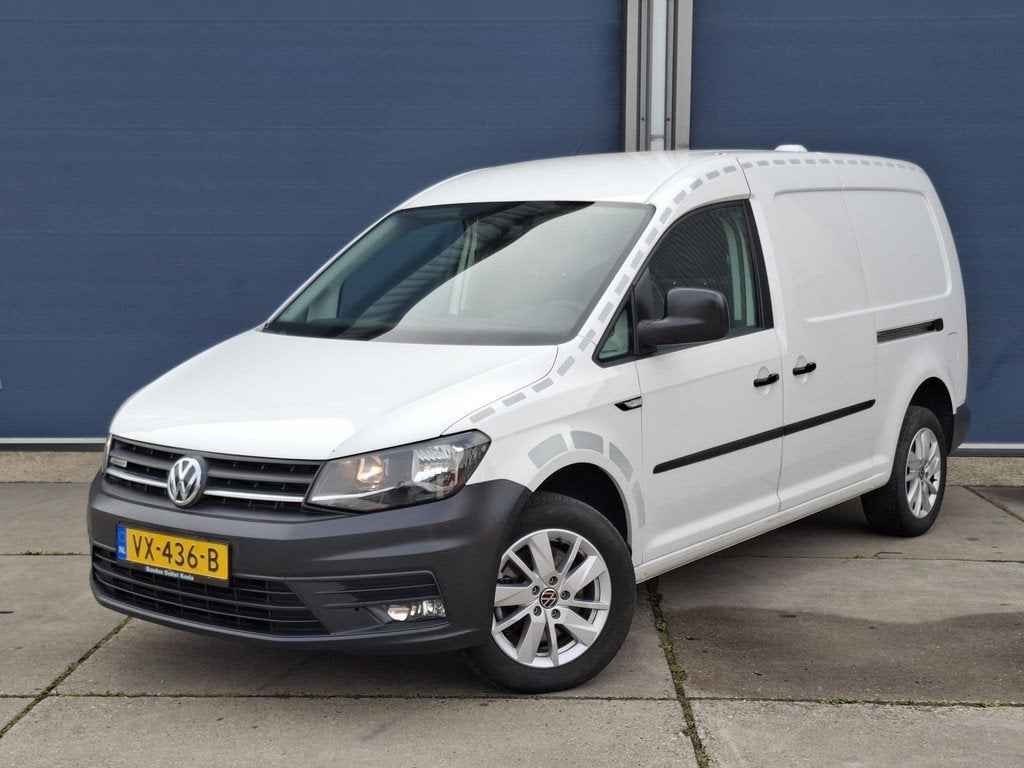 Volkswagen Caddy 2.0 TDI L2H1 BMT 4Motion Maxi Highline DUBB, Auto's, Bestelauto's, Stof, Gebruikt, 4 cilinders, 150 pk