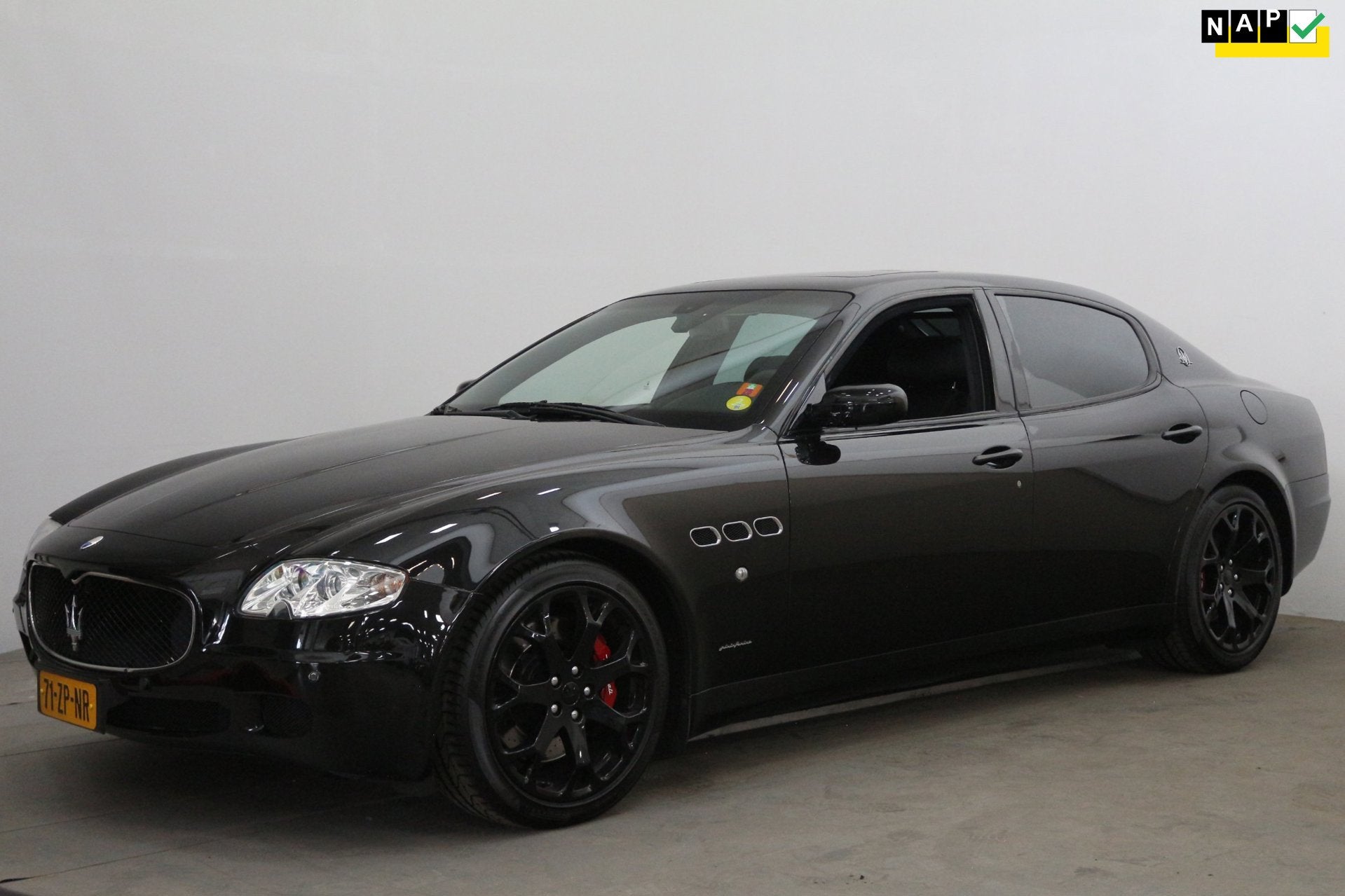 Maserati Quattroporte 4.2 Sport GT S ,ZF BAK ,PERFECTE STAAT, Auto's, Automaat, Gebruikt, Zwart, Origineel Nederlands