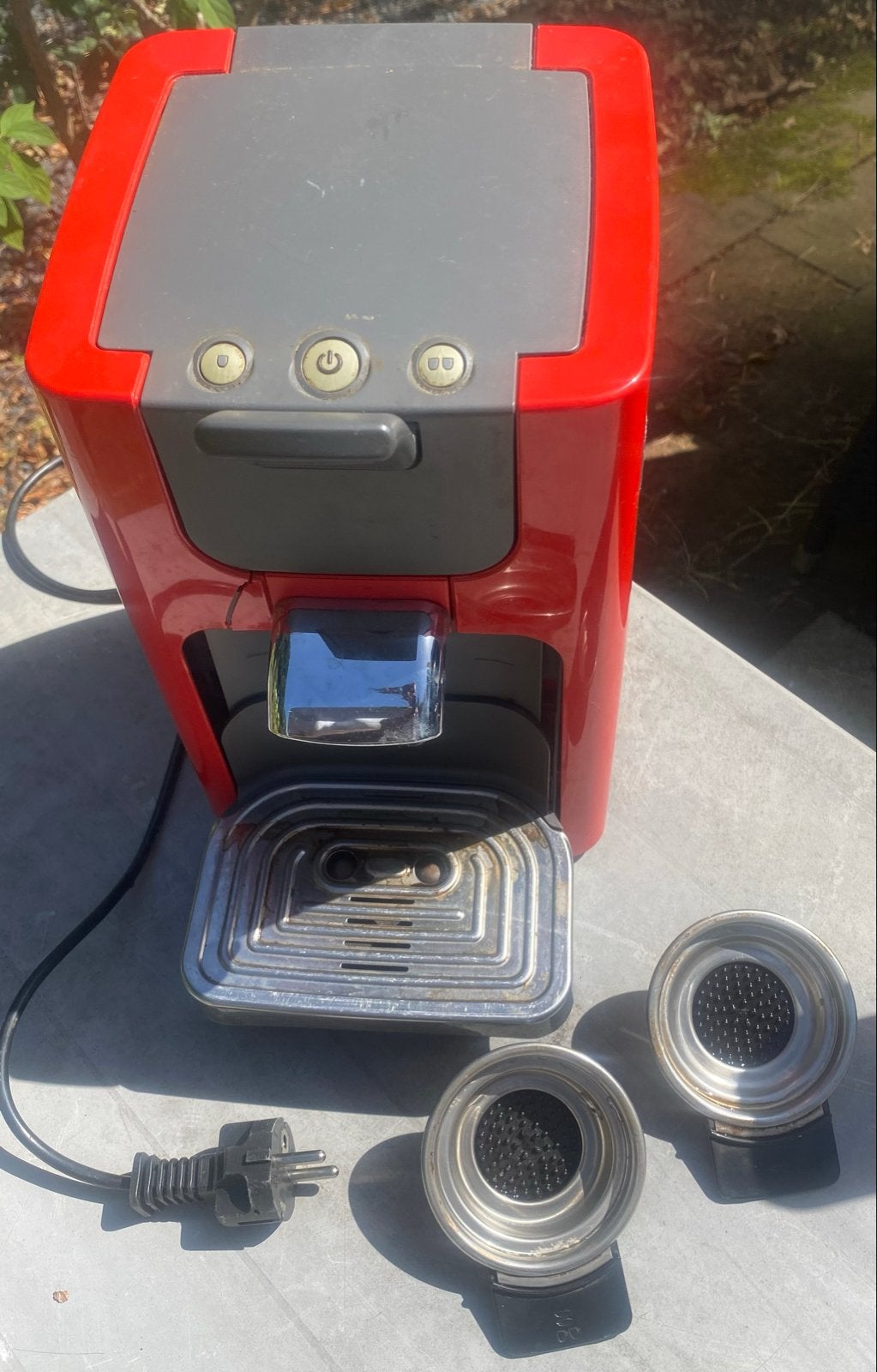 Senseo Quadrante rood werkend te zien, Ophalen, Koffiemachine