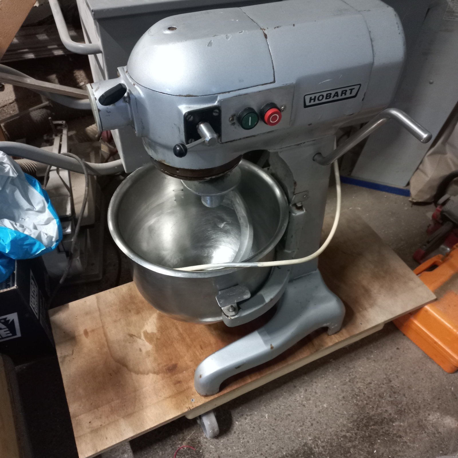 Robuuste Hobart Industriële Mixer - Gebruikt, 4 liter of meer, Ophalen of Verzenden, Gebruikt, 3 snelheden of meer