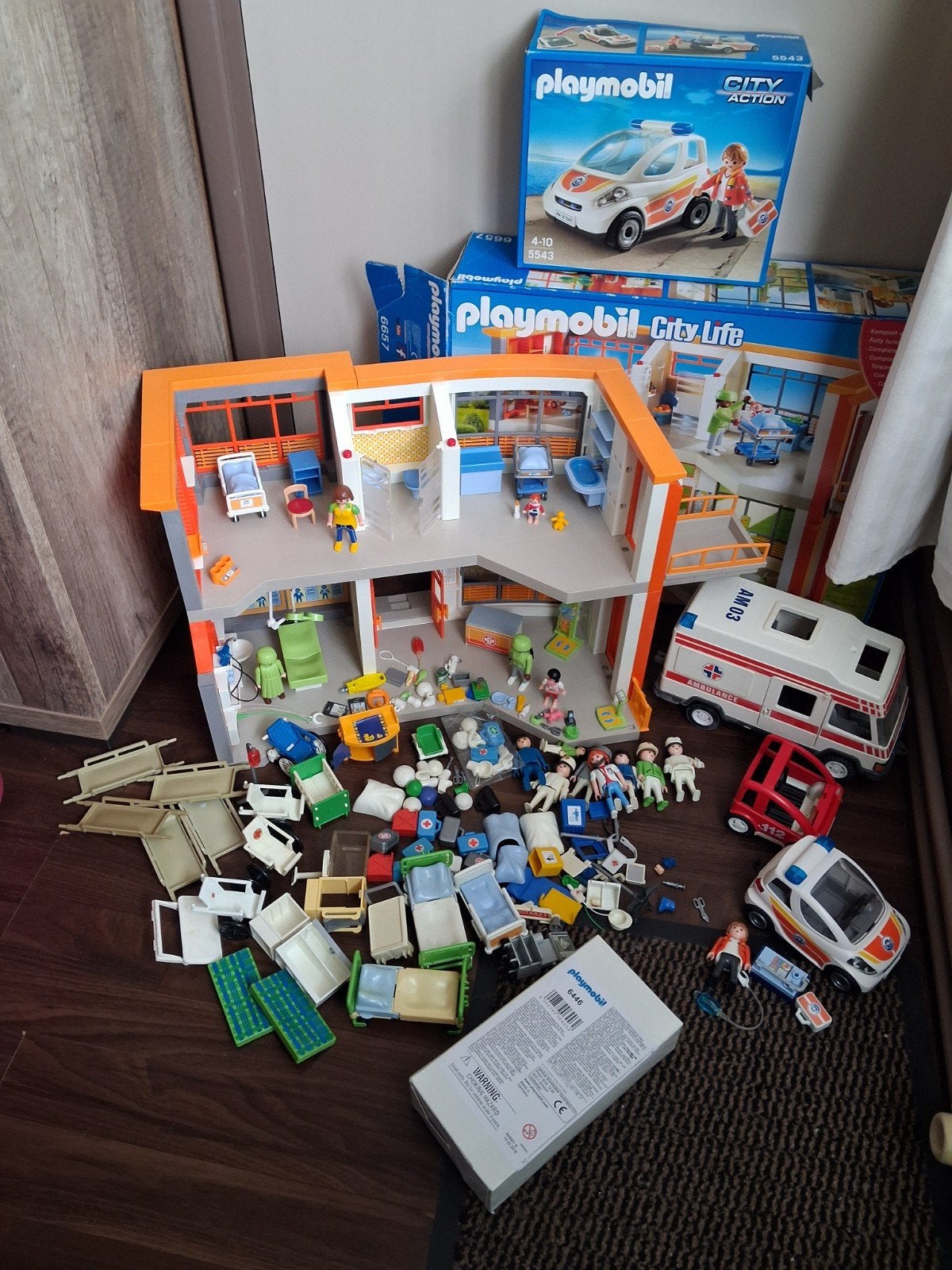 Playmobil ziekenhuis met verlichting, Ophalen, Nieuw