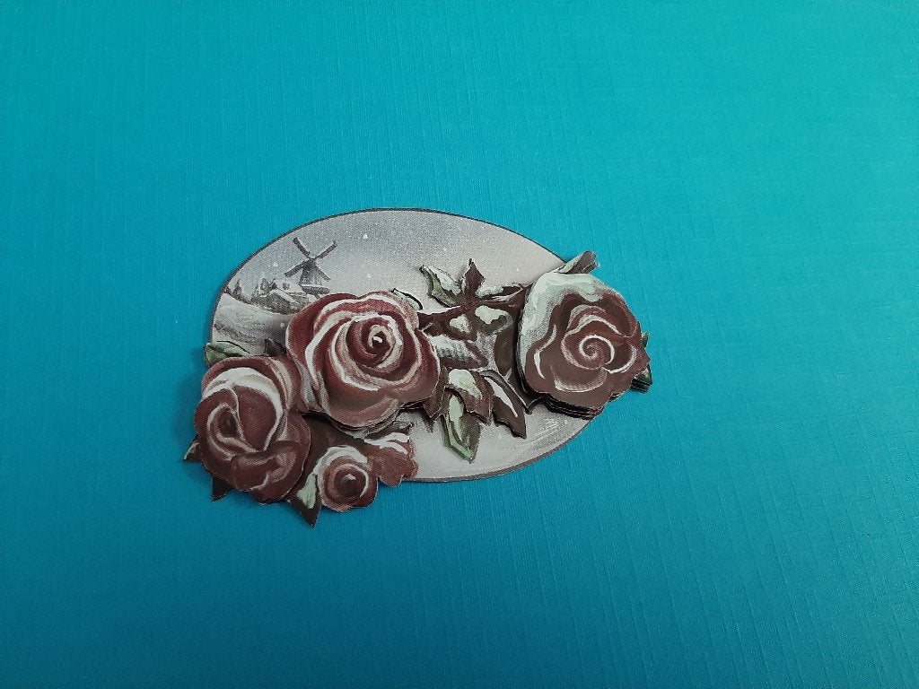 ka5b KERST Amy / bloemen / molen, Verzenden, Nieuw, Kerst, Overige typen