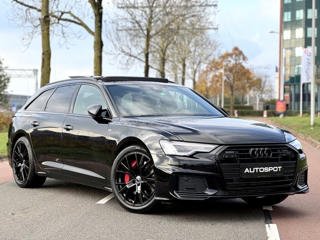 Audi A6 Avant 55 TFSI e S-Line Competition Pano ACC Memory M, Auto's, Audi, Automaat, 14 kWh, Gebruikt, 4 cilinders