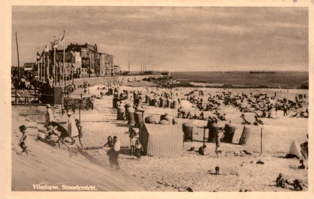 Vlissingen Strandgezicht # 602, Verzamelen, Verzenden, Voor 1920, Ongelopen, Zeeland
