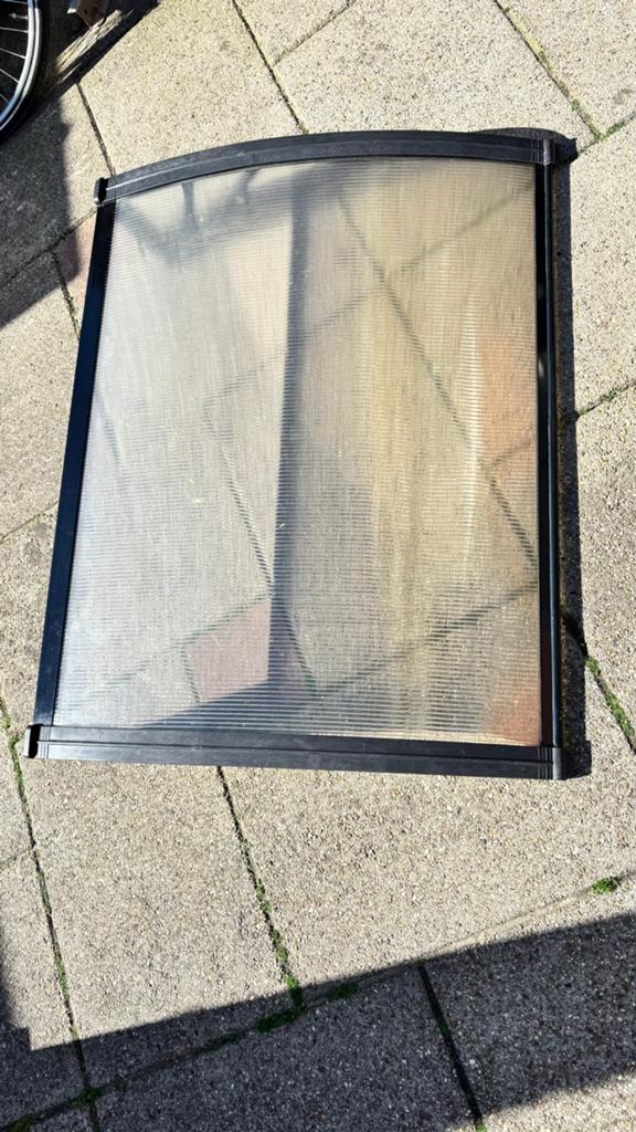 Deur Luifel / Afdak - Bescherming tegen weer en wind, Tuin en Terras, Zonneschermen, Ophalen, Gebruikt, Overige typen, Minder dan 250 cm