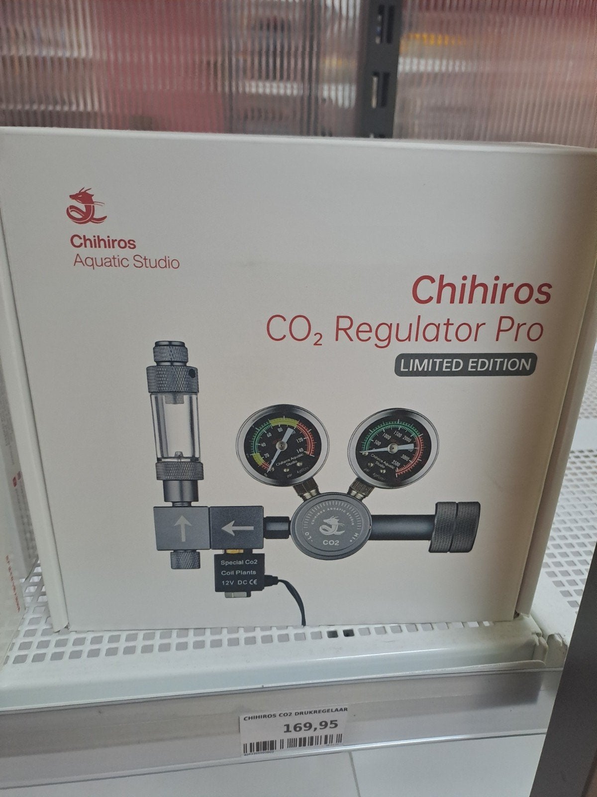 Drukregelaar, CO2 Chihiros, Dieren en Toebehoren, Vissen | Aquaria en Toebehoren, Ophalen, Nieuw, Chihiros, CO₂-systeem