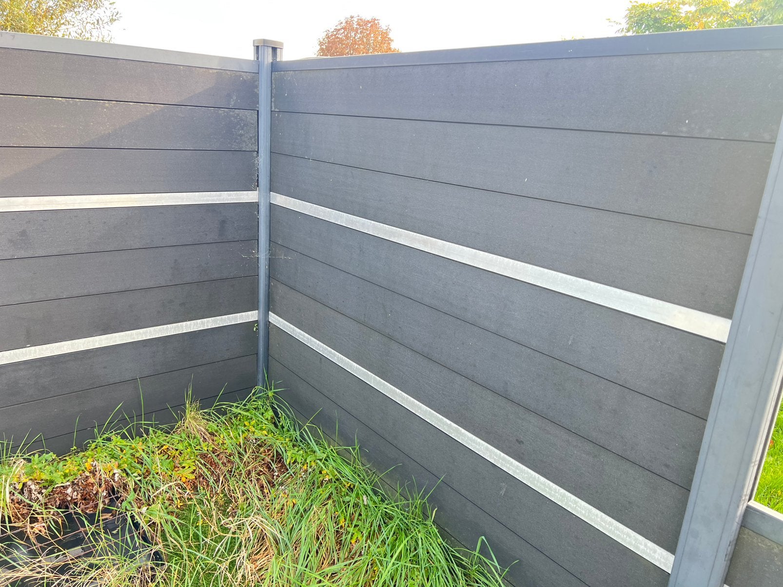 Unique composiet schutting te koop aangeboden, Tuin en Terras, Ophalen, Kunststof, 1 tot 2 meter, 6 meter of meer