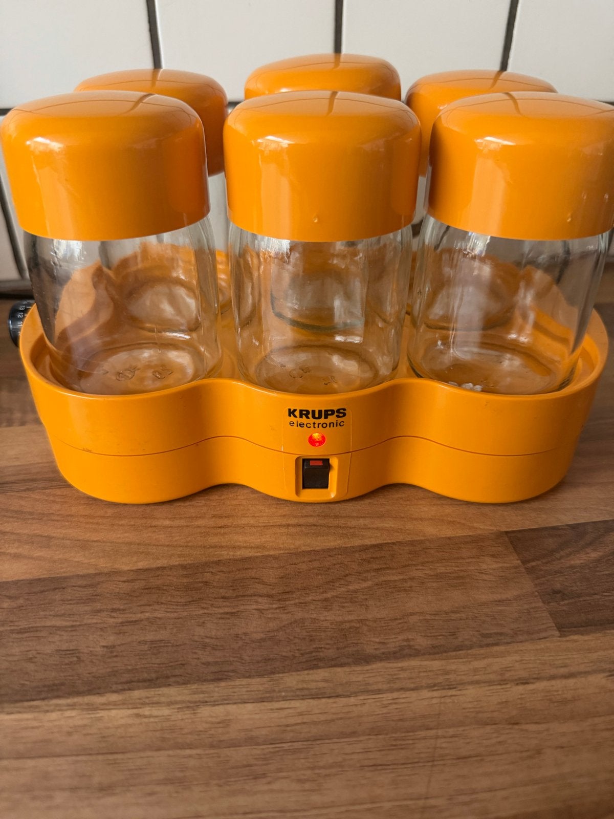 Krups Electronic Yoghurtmaker - vintage zelf yoghurt!, Minder dan 1 liter, Ophalen of Verzenden, Gebruikt, 1 snelheid