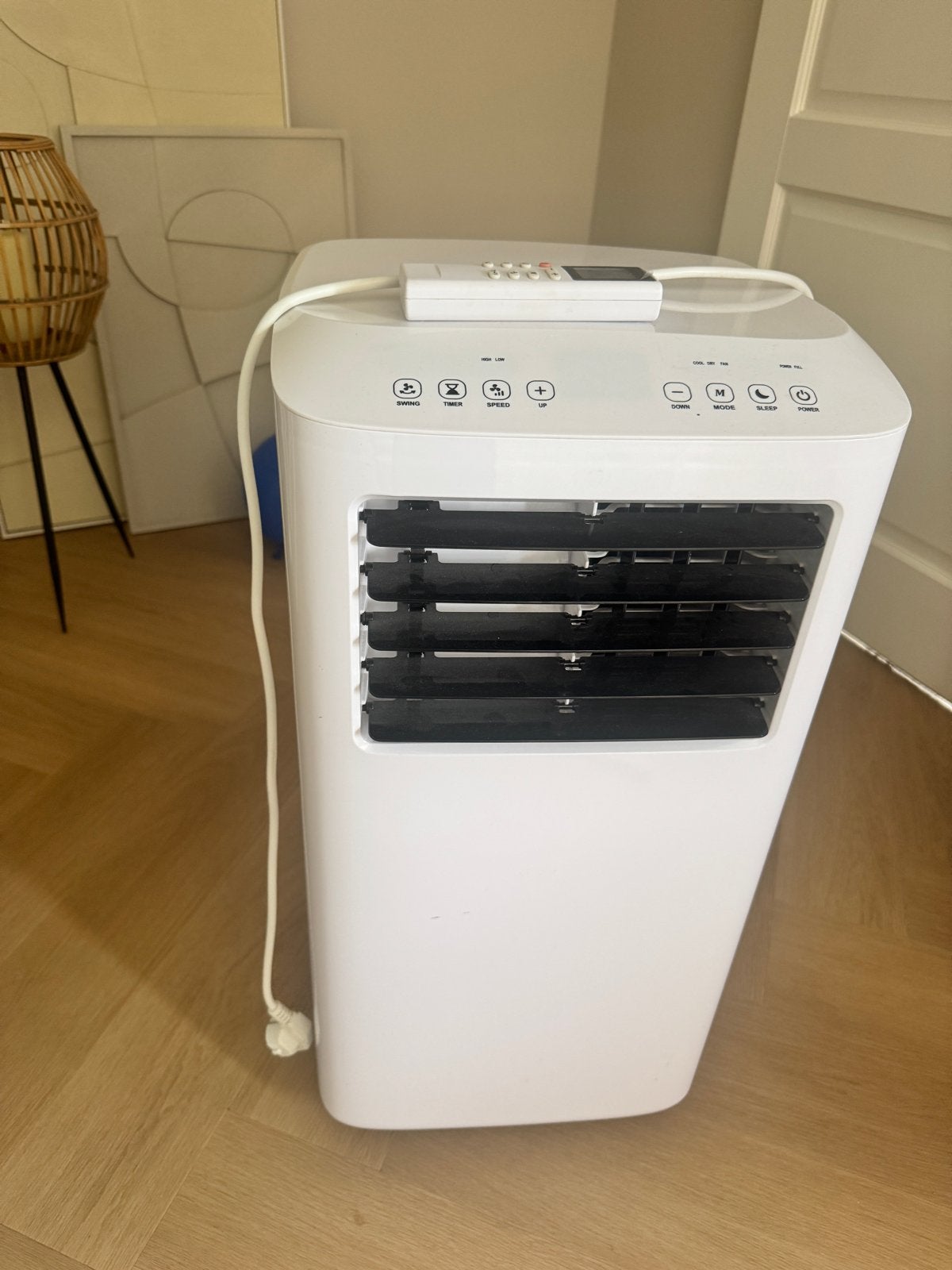 mobiele airco silvercrest 9000 btu wifi a1, Witgoed en Apparatuur, Airco's, Ophalen, Gebruikt, Minder dan 60 m³, 3 snelheden of meer