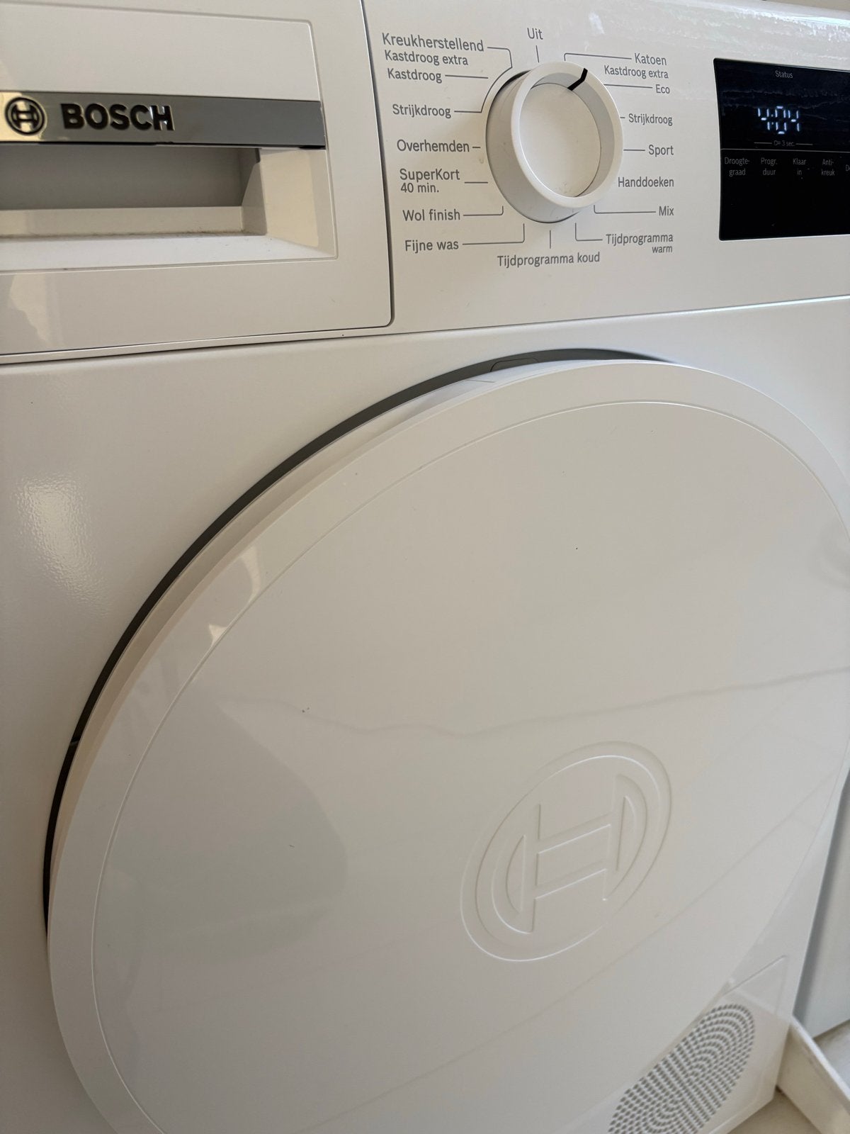 Bosch Serie 4 warmtepompdroger - 10 maanden oud, Ophalen, 6 tot 8 kg, Gebruikt, Voorlader
