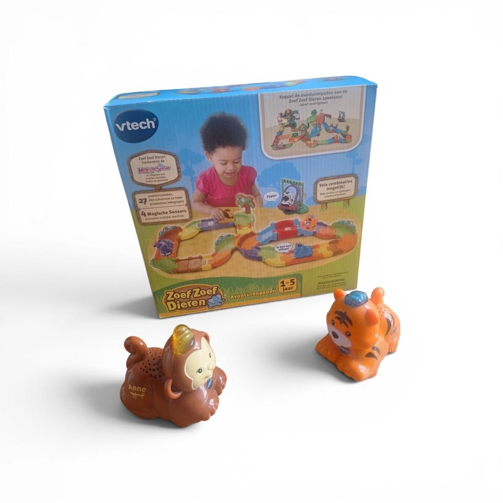 Te koop: V Tech treinbaan met dieren., Ophalen of Verzenden, Zo goed als nieuw, Overige typen