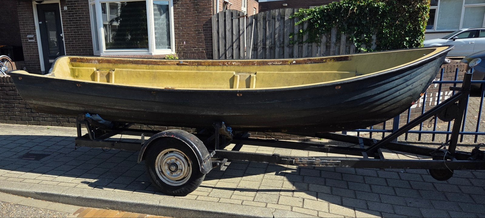 Grote sloep met trailer – opknapper, Ophalen
