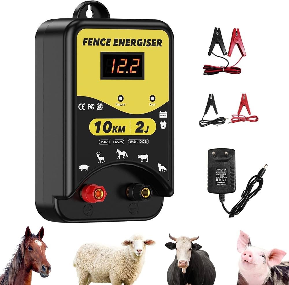 Schrikdraadapparaat 2,0 Joule - 12V / 10 km - NIEUW, Ophalen of Verzenden, Nieuw