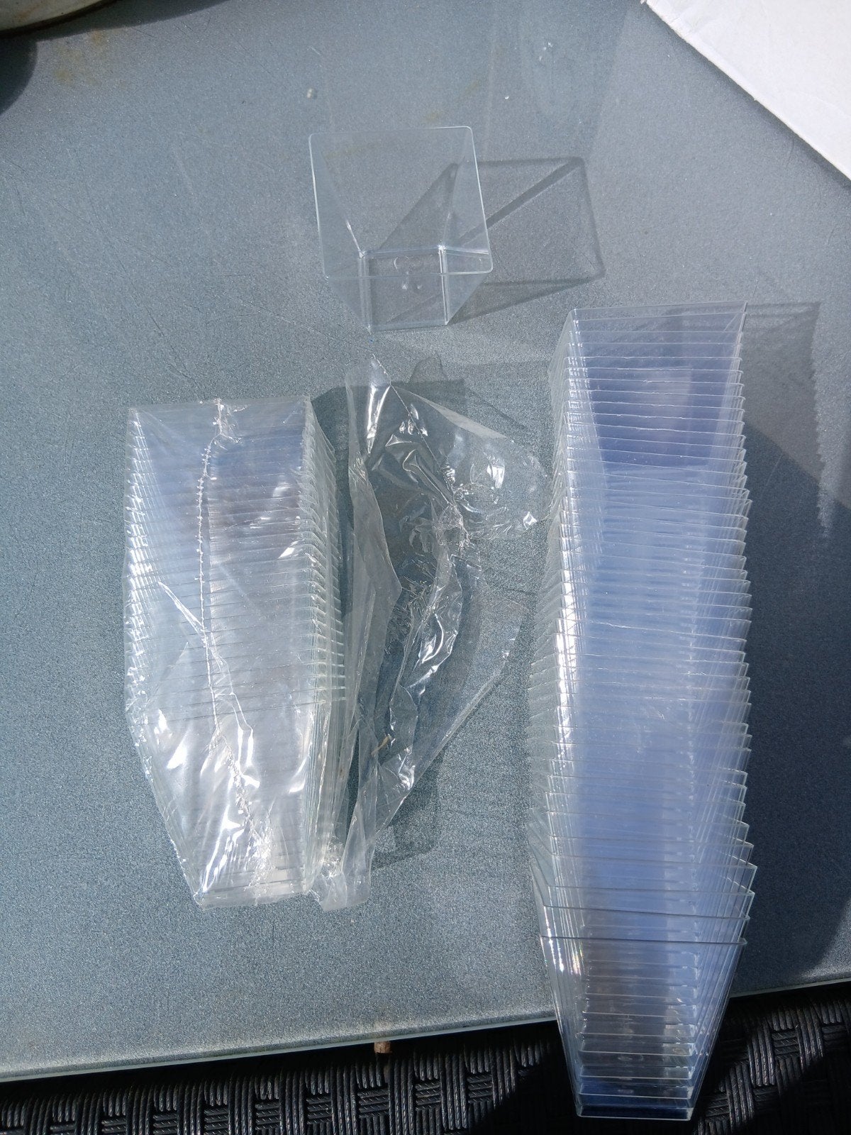 Transparante plastic bakjes voor desserts of snacks, Overige typen, Kunststof, Nieuw, Ophalen of Verzenden