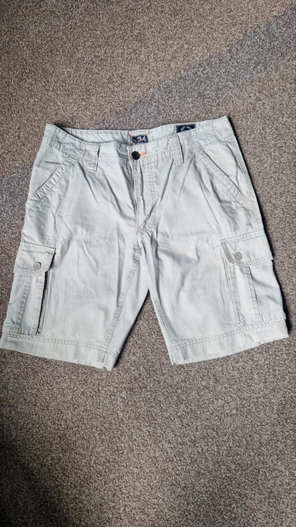 Korte broek Bermuda State of Art jeansmaat 34  maat 50, State of Art, Maat 52/54 (L), Beige, Ophalen of Verzenden