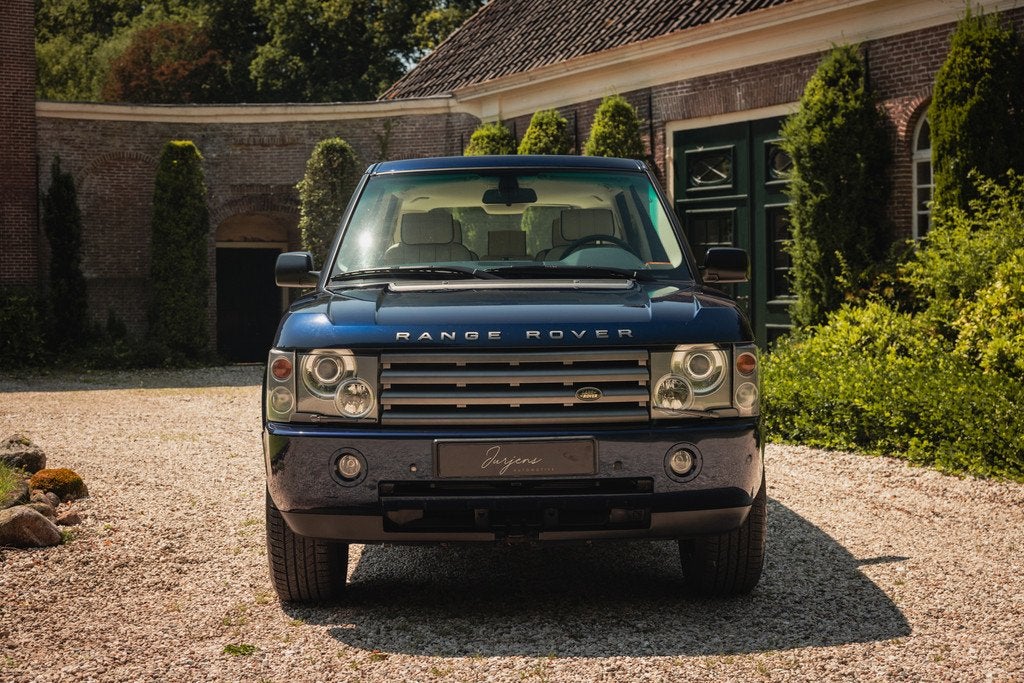 Land Rover Range Rover 4.4 V8 Vogue (286pk) - 100% historie, Auto's, Land Rover, Automaat, Gebruikt, 8 cilinders, Blauw