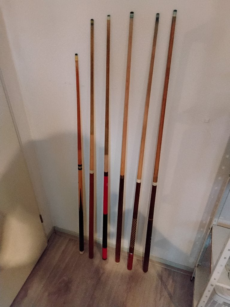 Biljart keu's en Biljartballen, Ophalen of Verzenden, Gebruikt, Keu of Ballen