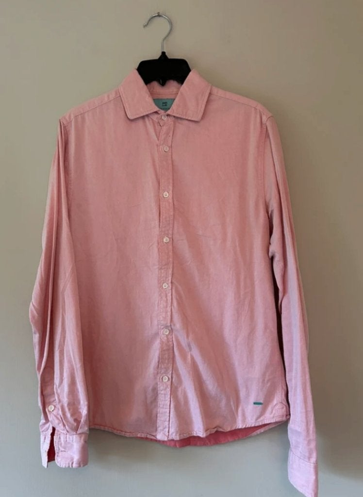 Roze overhemd heren maat S, Kleding | Heren, Overhemden, Halswijdte 38 (S) of kleiner, Ophalen of Verzenden, Zo goed als nieuw