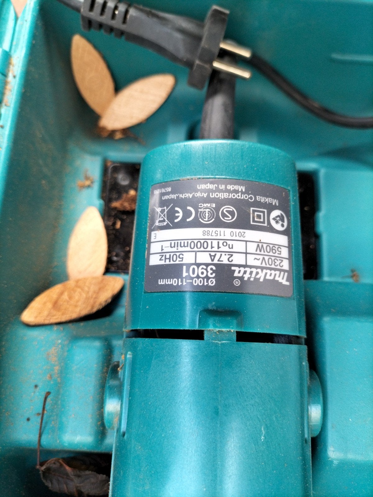 Makita Lamellenfrees 3901 in koffer, Doe-het-zelf en Verbouw, Ophalen, Gebruikt, Lamellenfrees, Makita