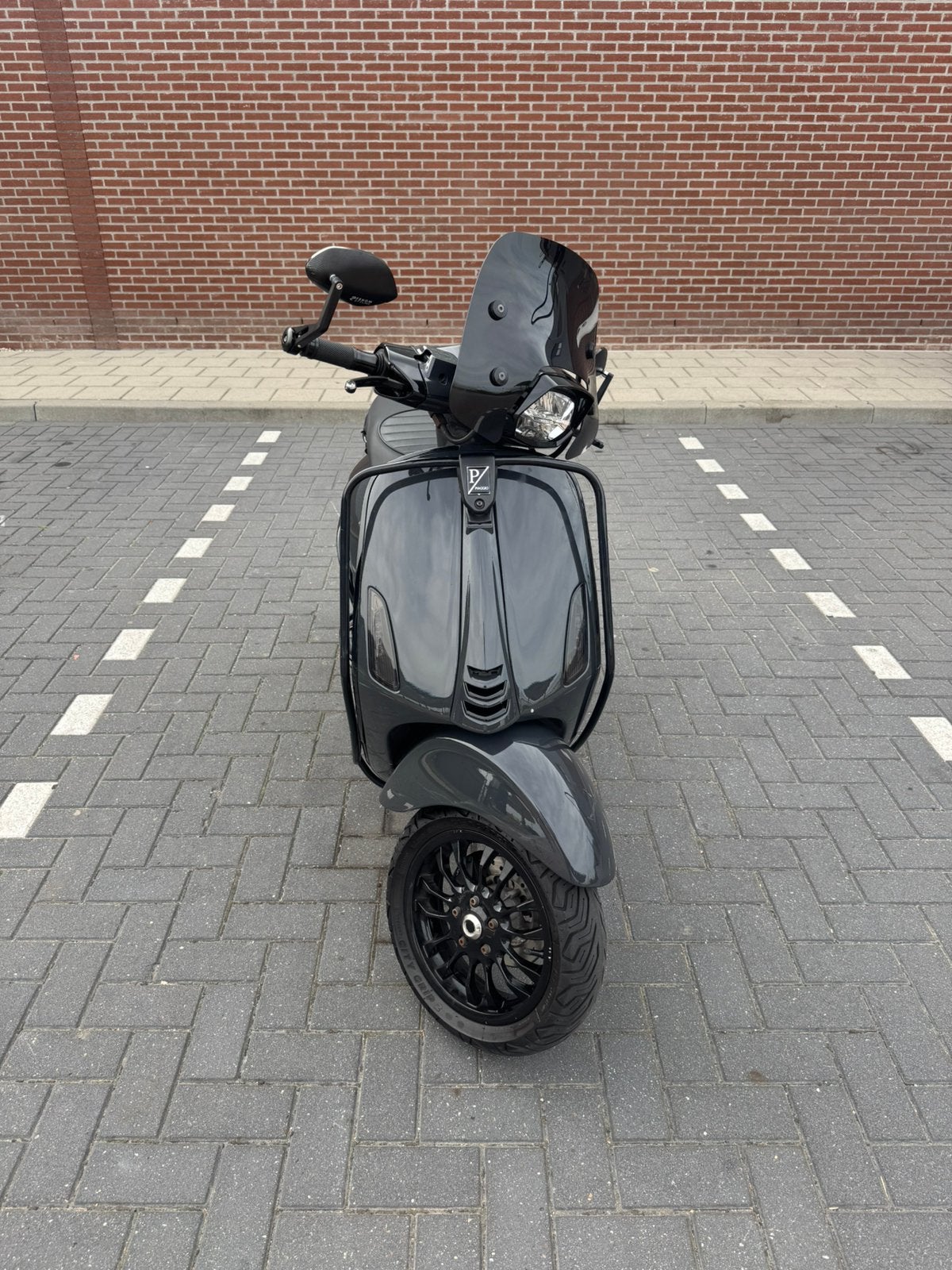 Vespa Sprint 50cc 2020 – Euro 4 – Agaat Grijs, Fietsen en Brommers, Ophalen, Gebruikt, Maximaal 45 km/u, Vespa S