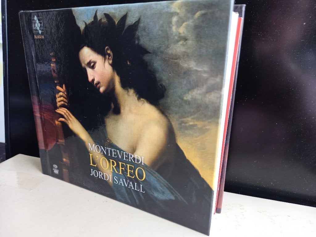 Monteverdi - L'Orfeo - Jordi Savall- Boekwerk met 2 CD's, Ophalen of Verzenden, Zo goed als nieuw, Overige typen