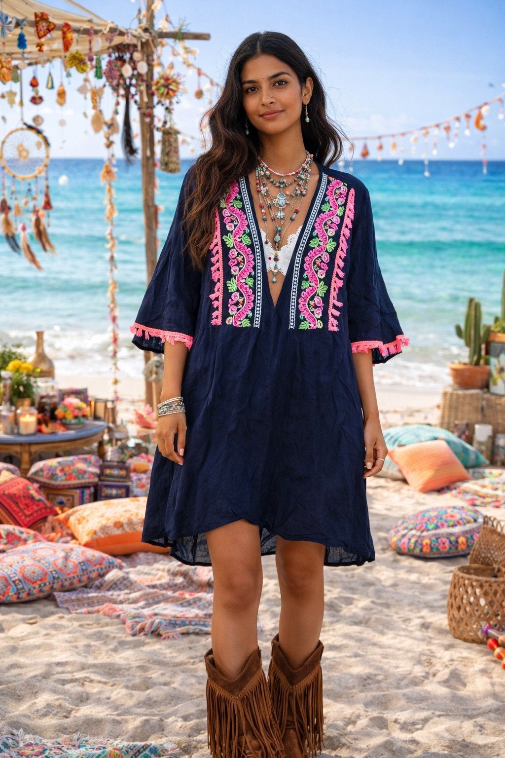 Ibiza partij Beach Kimono s 10 stuks, Ophalen of Verzenden, Nieuw, Maat 38/40 (M)