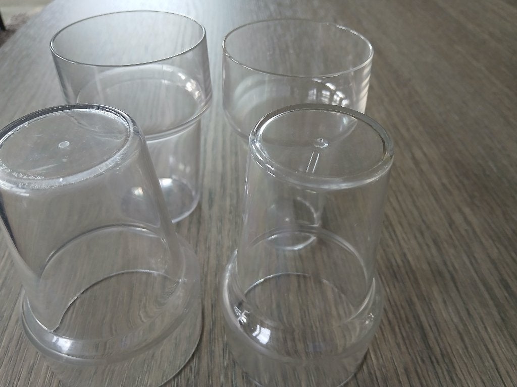Drinkglazen (kunststof), Ophalen of Verzenden, Gebruikt