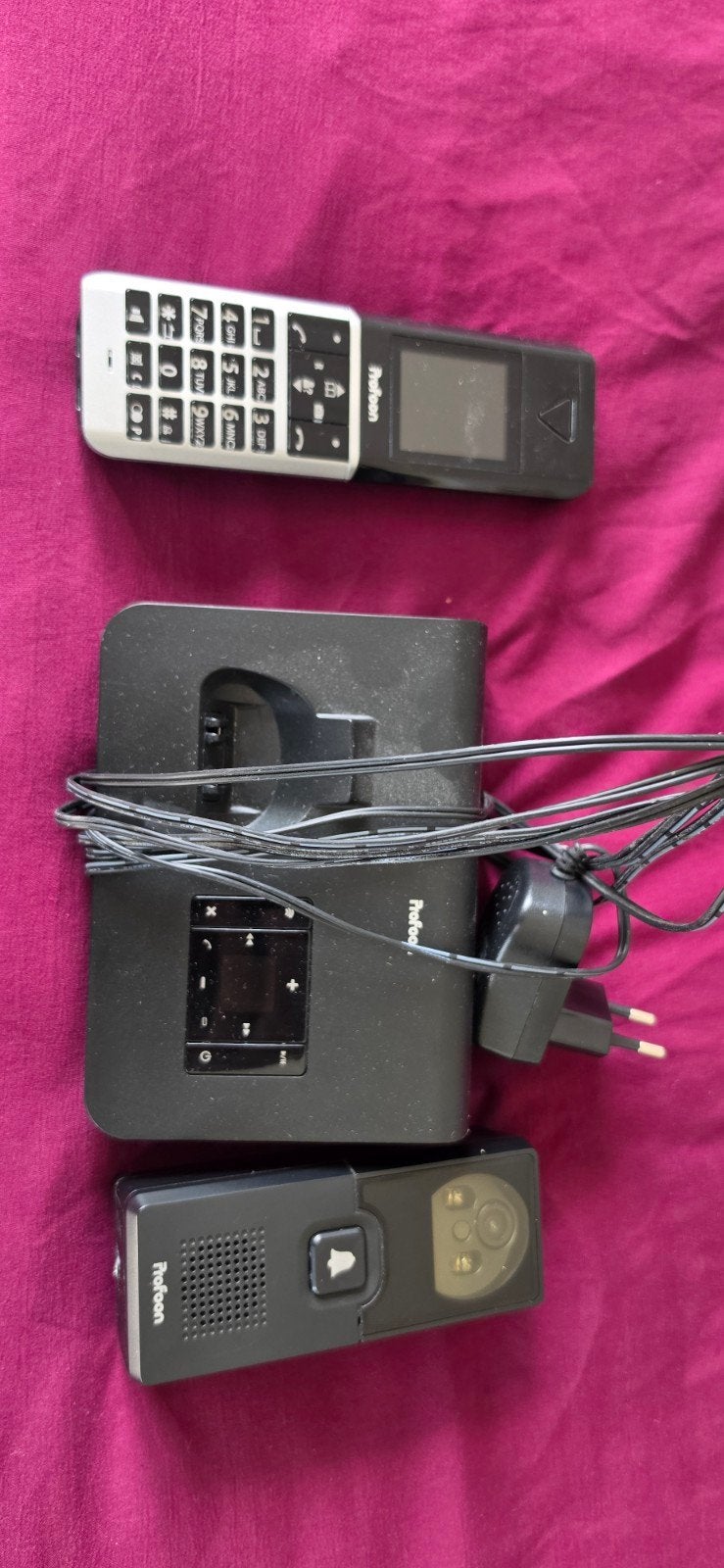Profoon Deurbel met Camera en Telefoonfunctie, Ophalen of Verzenden, Gebruikt, 1 handset