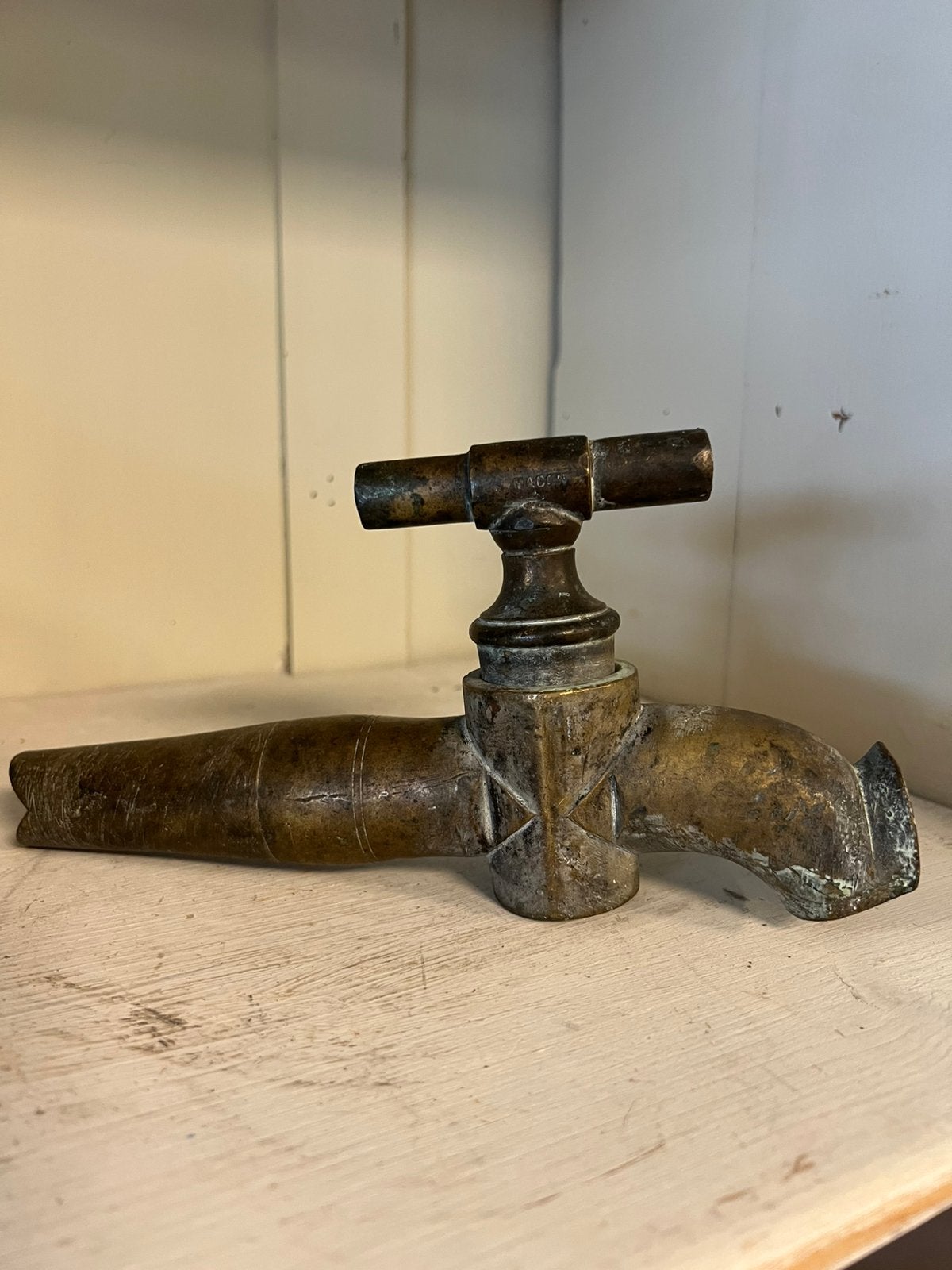 Messing tap kraan, Ophalen of Verzenden