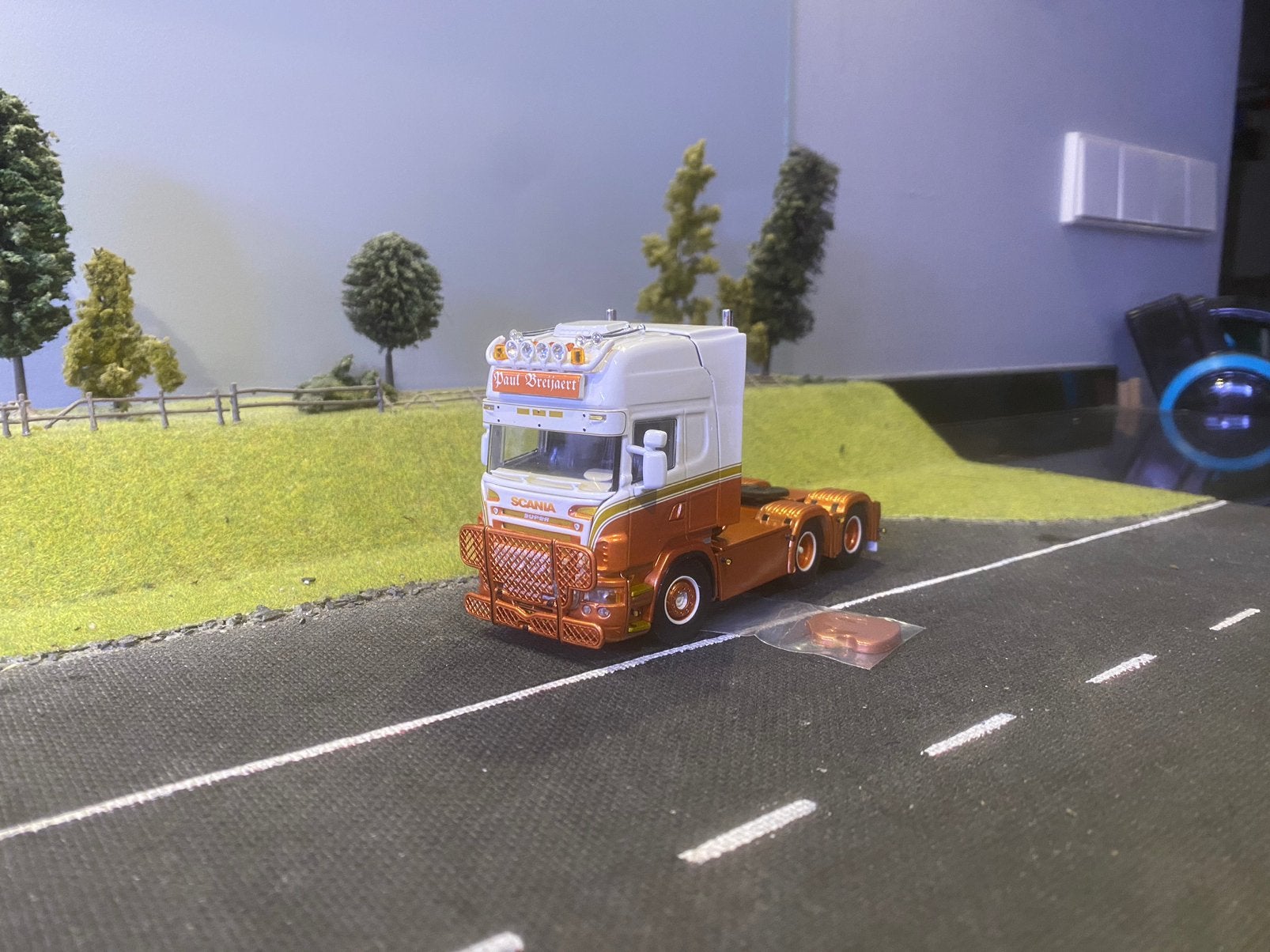 Scania R trekker van Breijaert met schotelcorver, Ophalen of Verzenden, Zo goed als nieuw, Bus of Vrachtwagen, Wsi