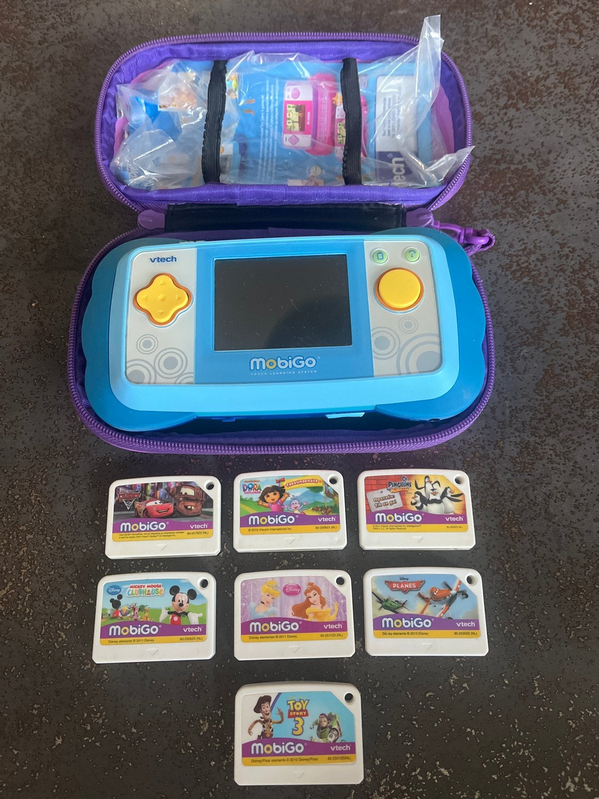 VTech MobiGo Touch Learning System met 7 spellen, Kinderen en Baby's, Speelgoed | Vtech, Gebruikt, 2 tot 4 jaar, Ophalen of Verzenden