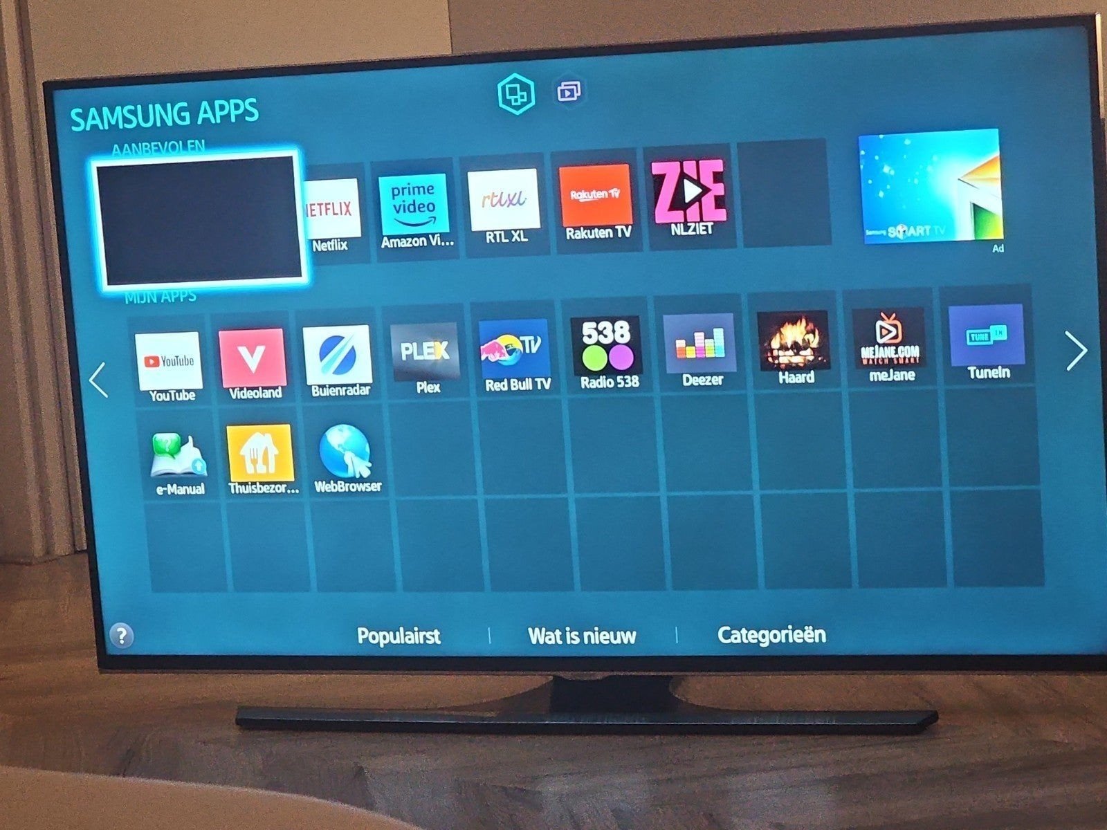 SAMSUNG SMART TV 48 INCH WIFI APPS YOUTUBR, 50 Hz, Ophalen of Verzenden, Zo goed als nieuw, Samsung