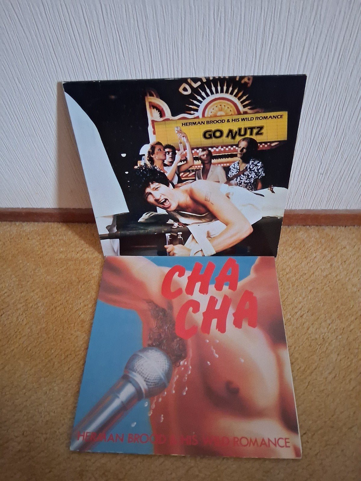 Herman Brood & His Wild Romance - Go Nutz & Cha Cha LP's, Cd's en Dvd's, LP, Rock, Gebruikt, Ophalen of Verzenden