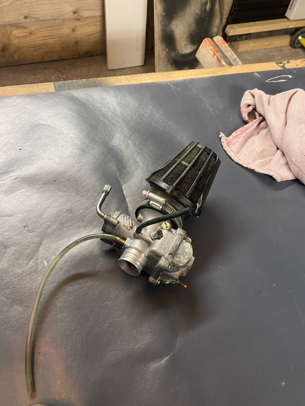 Pwk 19mm carb met powerfilter, Ophalen of Verzenden, Zo goed als nieuw, Carburateur