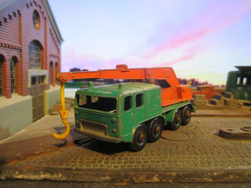 1:114 Faun 8-wheel Crane - Lesney Matchbox Nr.20C 1965 #3, Ophalen of Verzenden, Gebruikt, Auto