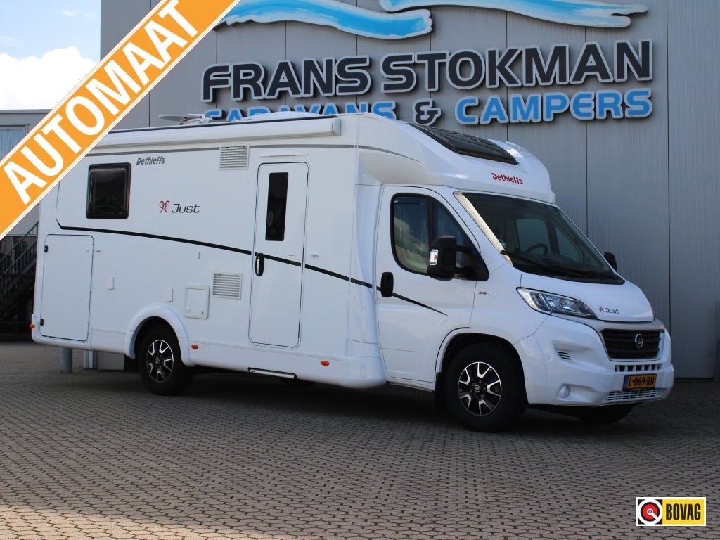 Dethleffs Just Go T 7052 DBM Queensbed, Automaat, Koelkast, Ringverwarming, Fiat